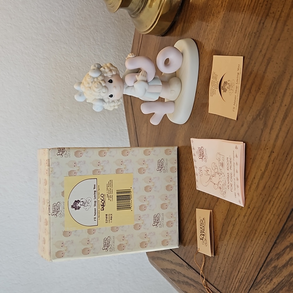 Precious Moments Enesco I'll Never Stop Loving You New In Box 1989